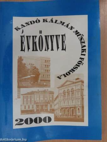 Kandó Kálmán Műszaki Főiskola évkönyve 2000