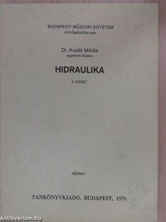 Hidraulika II.