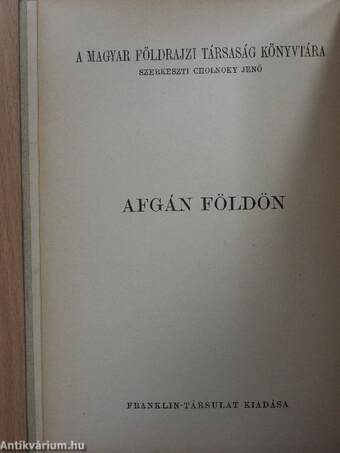 Afgán földön