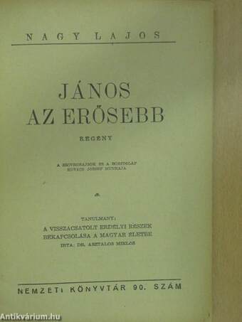 János az erősebb