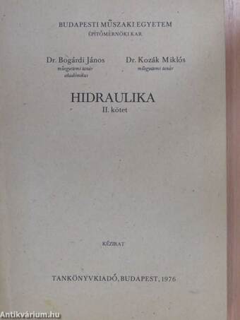 Hidraulika II.