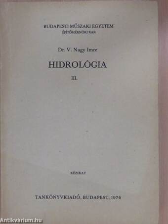 Hidrológia III.