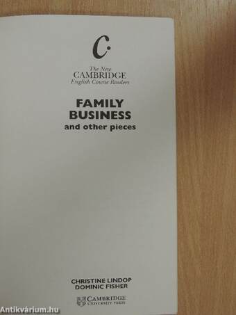 Family Business and other pieces