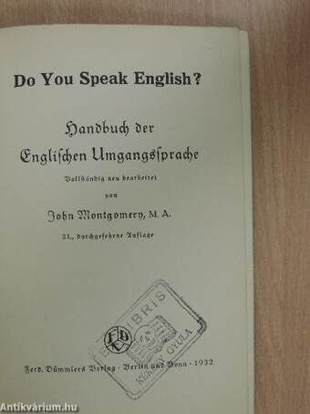 Do You Speak English?