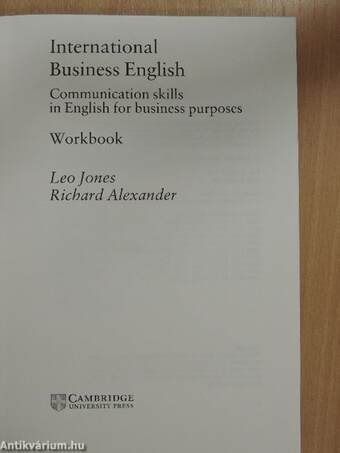 International Business English - Workbook