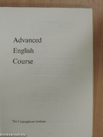 Advanced English Course