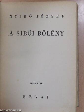 A sibói bölény I-II.