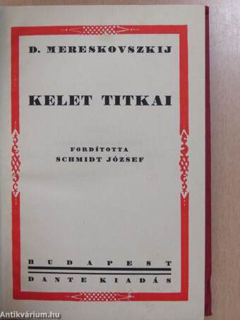 Kelet titkai