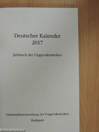 Deutscher Kalender 2017