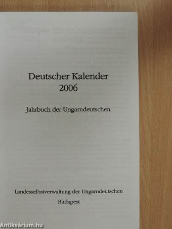 Deutscher Kalender 2006