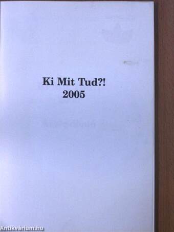 Ki Mit Tud?! 2004/2005 - CD-vel