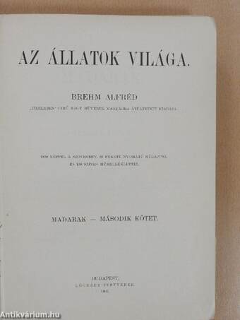 Brehm - Az állatok világa 5.