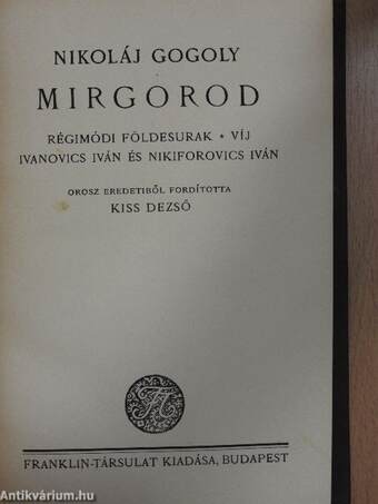 Mirgorod I-II.