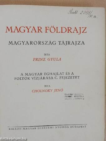 Magyar föld, magyar faj I.