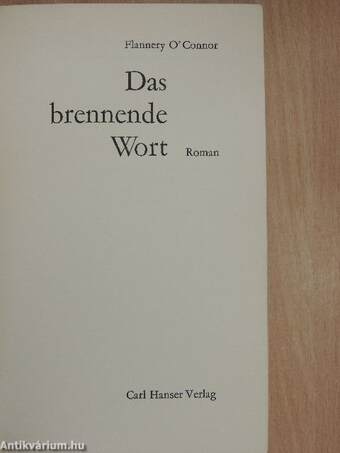 Das brennende Wort