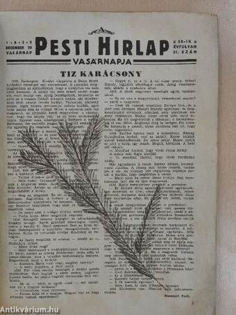 A Pesti Hirlap Vasárnapja 1936. december 20.