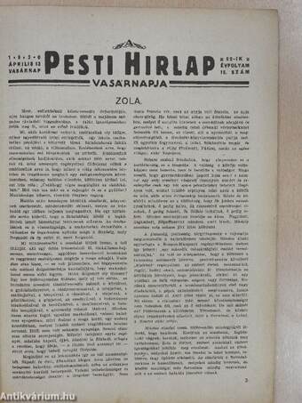 A Pesti Hirlap Vasárnapja 1930. április 13.