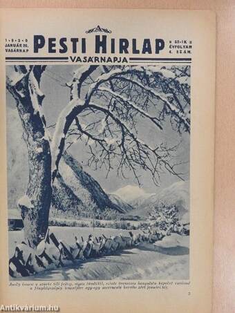 A Pesti Hirlap Vasárnapja 1930. január 26.