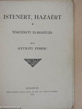 Istenért, hazáért