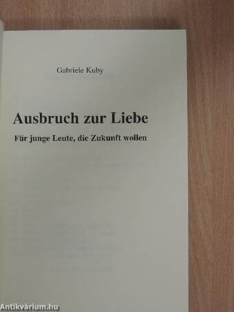 Ausbruch zur Liebe