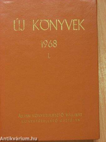 Új könyvek 1968. január-július