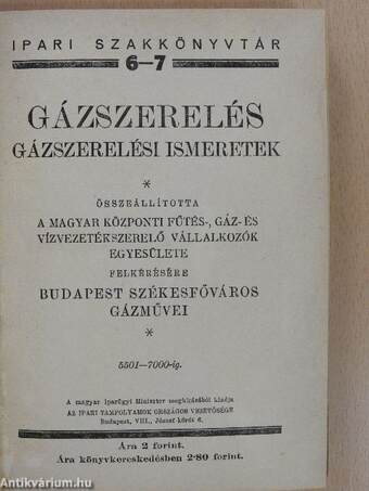 Gázszerelés I-II.