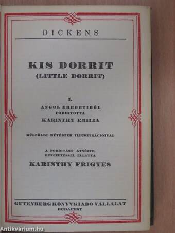 Kis Dorrit I-IV.
