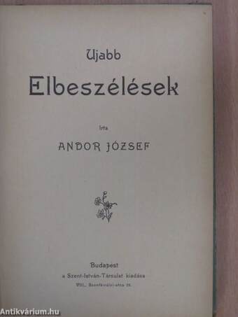 Ujabb Elbeszélések