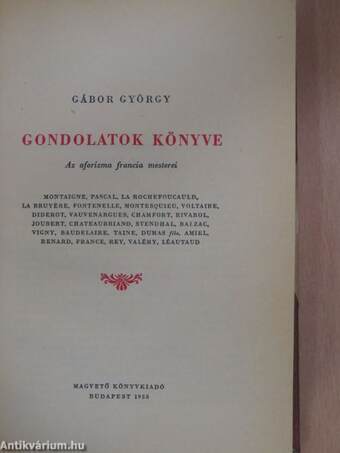 Gondolatok könyve