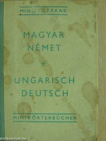 Magyar-német miniszótár (minikönyv)