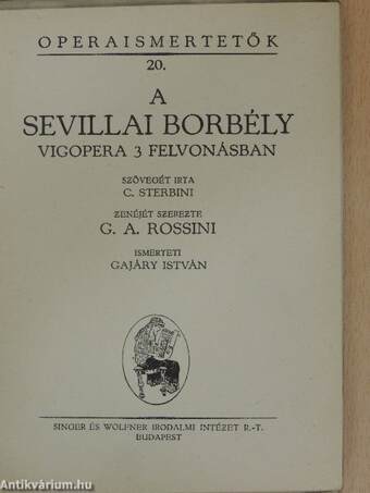 Rossini: A sevillai borbély