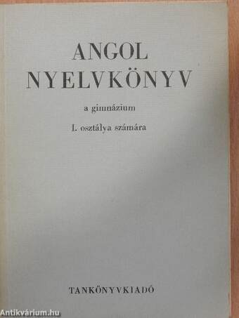 Angol nyelvkönyv I.