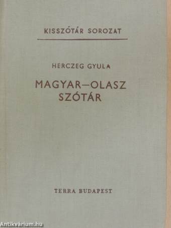 Magyar-olasz szótár