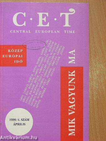 C.E.T Central European Time 1999. április