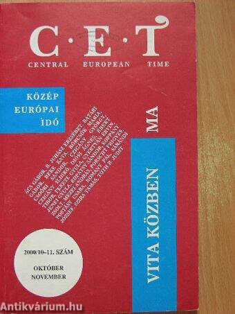 C.E.T Central European Time 2000. október-november