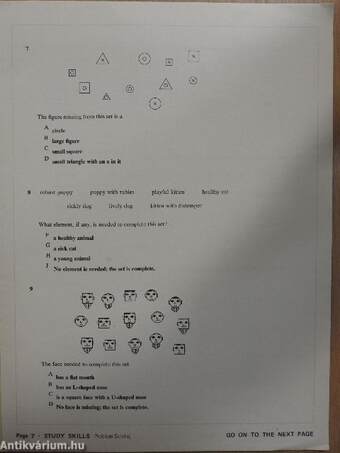 Study Skills Test - Form A