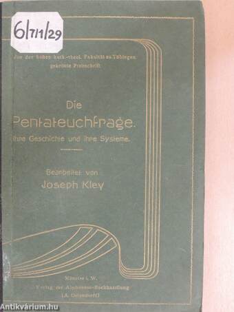 Die Pentateuchfrage