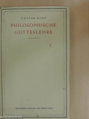 Philosophische Gotteslehre