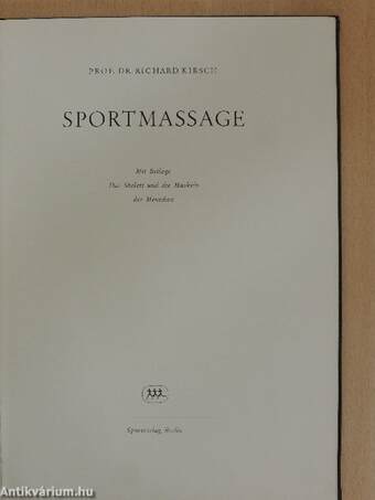 Sportmassage