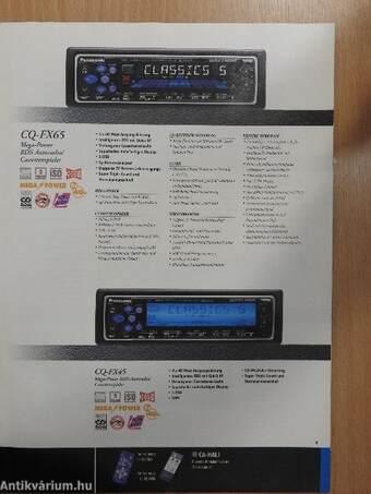 Panasonic caraudio '97