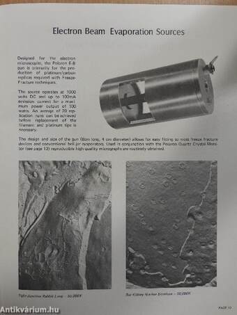 Specimen Preparation Instruments for Electron Microscopy