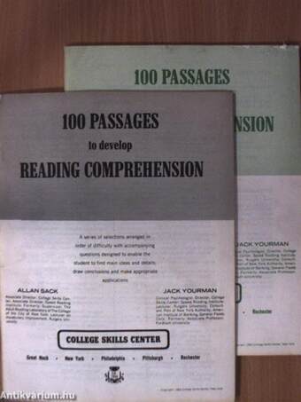 100 passages to develop reading comprehension - Reading/Questions