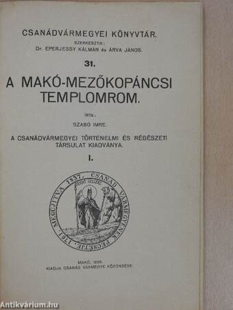 A Makó-Mezőkopáncsi templomorom