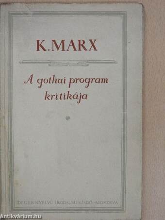 A gothai program kritikája