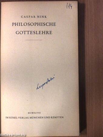 Philosophische Gotteslehre