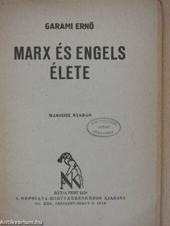 Marx és Engels élete