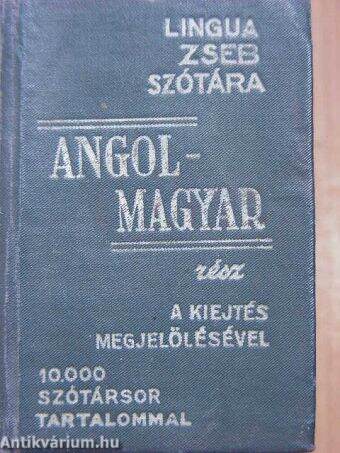 Angol-magyar zsebszótár