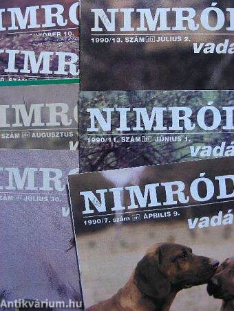 Nimród 1986-1990. (vegyes számok, 25 db)