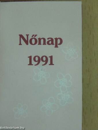 Nőnap 1991 (minikönyv)