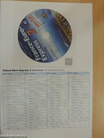 France-Euro-Express 2 - Francia tankönyv/Francia munkafüzet - A2 - CD-vel